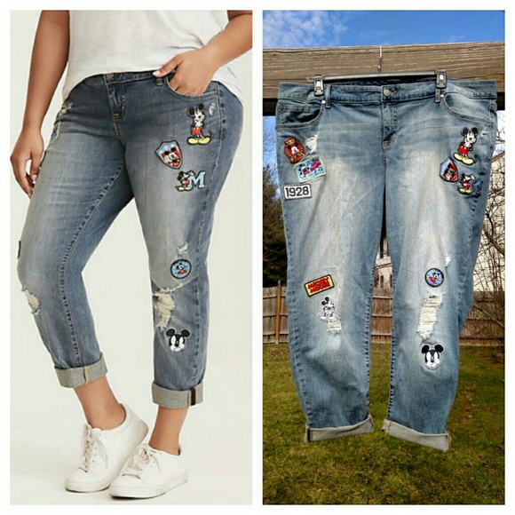 torrid mickey mouse jeans
